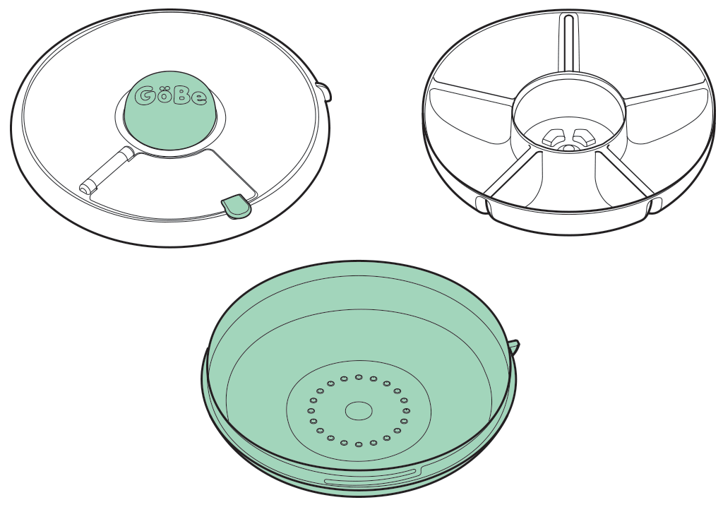 BACK IN STOCK 😍 save to find later! The GoBe Snack Spinner Lunch